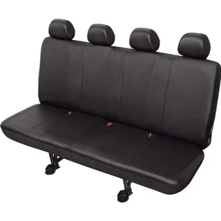 HP Autozubehör 22816 Transporter Sitzbezug 5teilig Kunstleder Schwarz Rücksitzbank (4er)