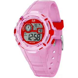 ICE-Watch Ice Digit Explorer 023268 Gehäusefarbe Rosa Silikonarmband Pink S