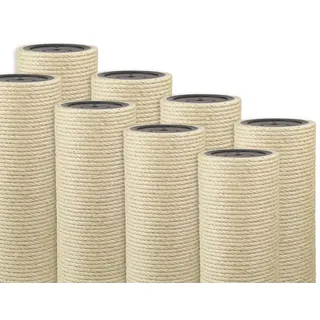 Kratzbaumland 15 cm Deluxe-Sisalstamm mit 8 mm Sisalseil Länge: 62 cm/Gewinde: 8 mm (M8)