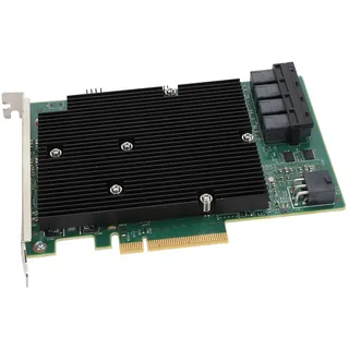HBA -Karte, LSI SAS 9300 16i HBA -Karte 12Gbit / S 16 SATA SAS Port HBA -Controller -Karte für Siege für Linux für VMware für Freebsd