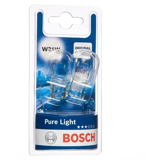 Bosch Glühlampe Blinkleuchte Pure Light 12V/21W, 2 Stück