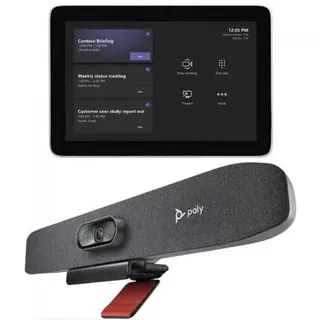 Poly R30 Small/Medium Room Kit Includes Studio R30 USB Video Bar GC8 Touch Controller Cable 10 m USB 3.1 A to C PWR Cord UK-Type