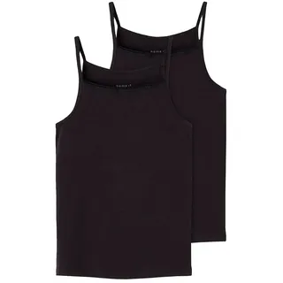Intimissimi NAME IT Mädchen Nkfstrap Top 2p Noos Unterhose, Schwarz,