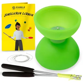 Diabolo Freizeitsport Spiel Diabolo UV Comet Set (grün)