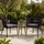 Gartenstuhl Lounge Stuhl 2er Set Gartensessel 56 x 76 x 56 schwarz