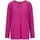 Elegantes Chiffonshirt mit Jersey-Details pink 50