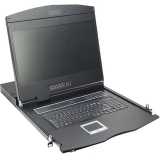 Digitus 19" KVM Konsole 1-Port VGA, deutsche Tastatur