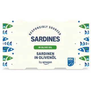 by Amazon MSC Sardinen In Olivenöl, 3x125g