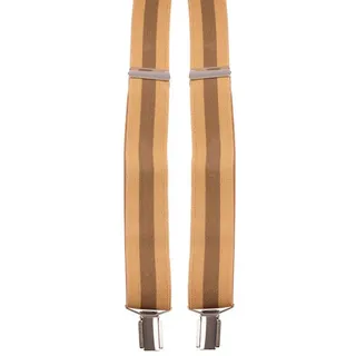 BURI Hosenträger Herrenhosenträger X-Form Clips Hosenträger Hosenhalter 120cm Stabil braun