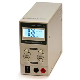 edi-tronic Regelbares DC Labornetzgerät 0-30V 0-3A PS3003 Labornetzteil Netzgerät regelbar Netzteil