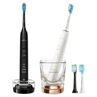 PHILIPS Sonicare Diamond Clean 9000 Doppelpack mit 4 Bürstenköpfen HX9914/61 / HX9914/63
