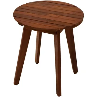 frg handels gmbh Beistelltisch 40cm rund Akazie geölt