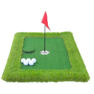 Floating Green Pool, Putting Green Minigolf Übungshilfe Hinterhof Indoor Outdoor Pool