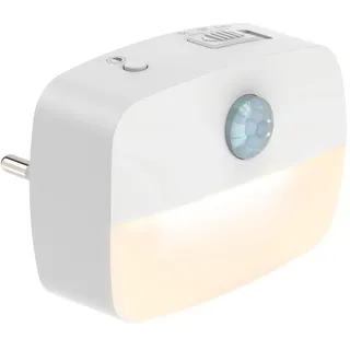 Ansmann Sensor-Nachtlicht NL30 AC 1600-0778 Nachtlicht mit Bewegungsmelder Rechteckig LED Warmweiß Weiß