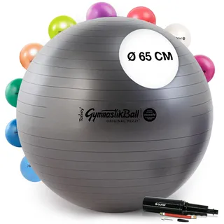 Pezziball Gymnastikball MAXAFE (anti-burst) 65 cm GRAU