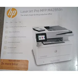 HP Laser Jet Pro MFP M428fdn S/W! 4-in-1! XL TONER! 38S./M! 4.800x1.200 dpi NEU!