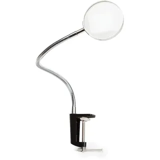VELLEMAN Vergrößerungsglas, mit Schwanenhals und Tischklemme, 1.75x
