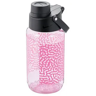 Nike TR Renew Recharge Chug Graphic Trinkflasche aus Tritan für Kohlensäurehaltige Getränke geeignet 473 ml 938 pink rise/black/light menta