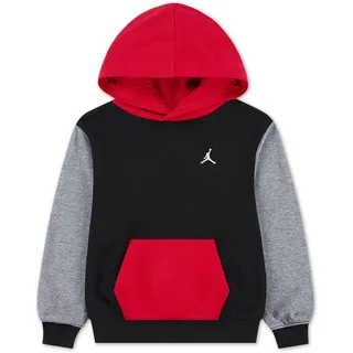 Nike JORDAN MJ BROOKLYN Hoodie Jungen in black-gym red, Größe 140-152 - schwarz