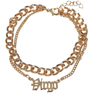 URBAN CLASSICS Zodiac Golden Anklet - goldfarben