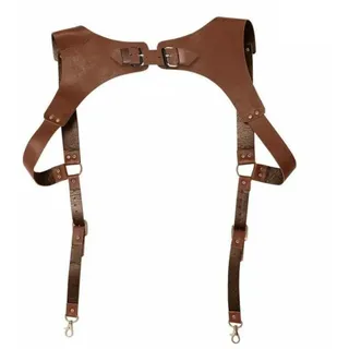 SCORRO Herren Hosenträger Vintage Leder Hosenträger Herren Mittelalter Renaissance Bekleidung Schulter Zubehör Gurtband Harness Chest Hosenträger - China