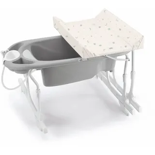 Cam il Mondo del Bambino S.p.A. Baby-Badewanne, Dunkelgrau, Kunststoff, 78x140 cm, Pflegen, Baden, Babybadewannen