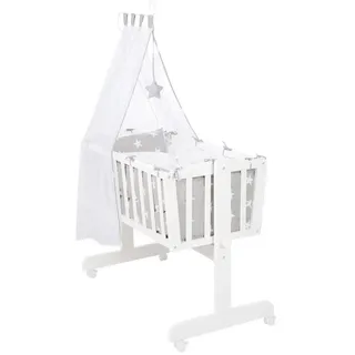 roba Wiege weiß inkl. Komplettset Little Stars