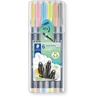 Staedtler triplus fineliner 334 Fineliner, 6er Set, 334 SB6 PA