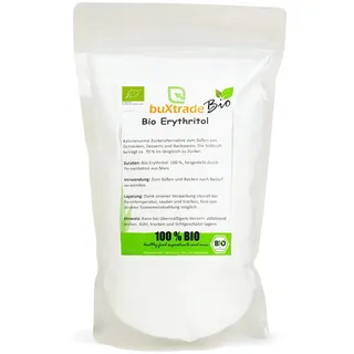 buXtrade Bio Erythritol Erythrit 1 kg Pulver
