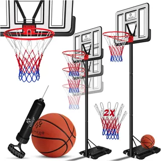Kesser Basketballkorb Premium weiß 230 - 305 cm