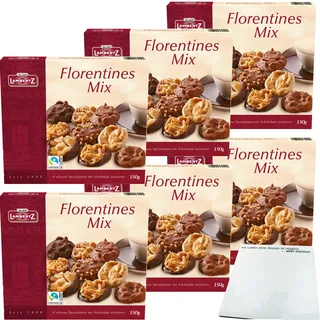 Lambertz Florentines Mix Gebäckmischung 6er Pack 6x150g Packung usy Block