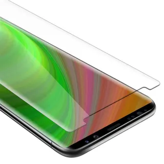 Cadorabo Panzer Schutz Glas für Samsung Galaxy NOTE 8 - Schutzfolie in Ultra-Klar Hüllen freundlich - Gehärtetes (Tempered) Glas Dipslayschutz Folie in 9H Härte Anti Kratzer