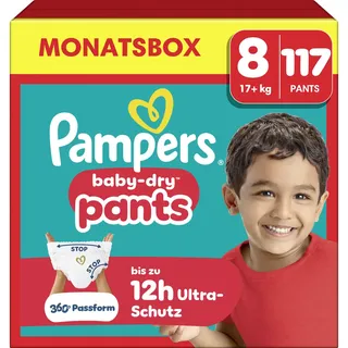 Pampers Baby-Dry Pants Gr. 8 (17+ kg) 117 St.