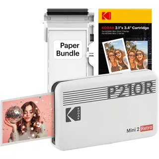 Kodak Mini 2 Retro weiß + 60 Sheets Bundle