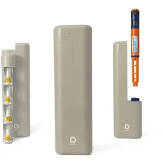 DIAVY kleine diabetes Reise Insulin Tasche für unterwegs - Robustes Diabetiker Reise Insulin pen Etui – Flugzeug Tasche organisiert für spritzen Ozempic und Victoza