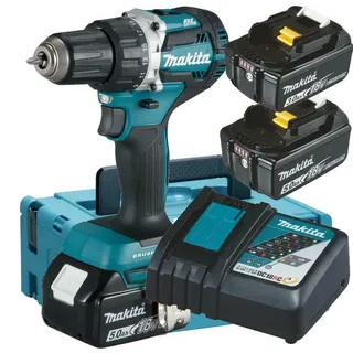 DDF484JX1 inkl. 1 x 3,0 Ah + 2 x 5,0 Ah + Makpac