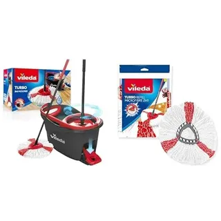 Easy Wring & Clean schwarz + Ersatzköpfe 2 St.