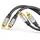 2x Cinch-Stecker 0 5m null