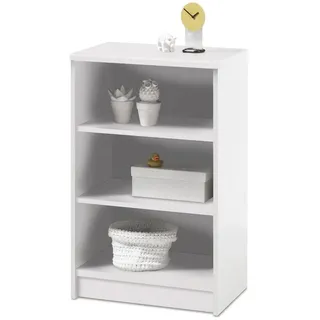 Die Möbelfundgrube Bücherregal Standregal 54 x 86 x 34 cm weiß