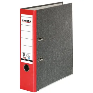 Falken Ordner Recycling 8 cm DIN A4 rot