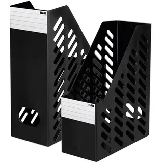 Stehsammler Klassik XXL 1603-13 schwarz Kunststoff, DIN C4