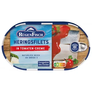 Rügen Fisch AG Rügenfisch Heringsfilet in Tomaten Creme 200g