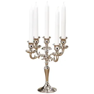Boltze Kerzenleuchter Varas Aluminium Silber