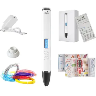 Filapen® Premium 3D Stift Weiss mit 5 Filamenten und Schablonen / Filapen GmbH / Bei Hugendubel