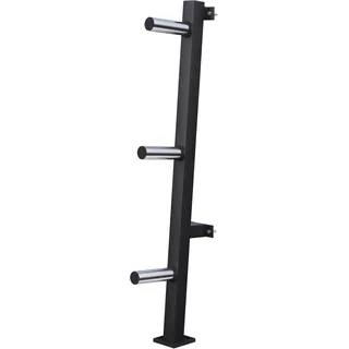 GORILLA SPORTS® Hantelscheibenständer - Hantelständer für Wandbefestigung, 3x30mm und 3x50mm Stangen, Max Belastbar 300kg - Hantelständer, Scheibenständer, Gewichteständer, Hantelbaum, Hantelablage