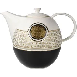 GOEBEL Teekanne mit Stövchen Lotus - Blume des Lebens