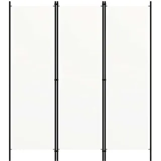 vidaXL Raumteiler Weiß 150x180 cm