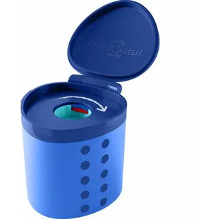 Faber-Castell Dosenspitzer Grippy blau