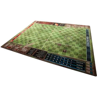 Gummimatte für Blood Bowl / Blood Bowl 7s - Spielfeld 35.5"x27.5" / 90x70 cm