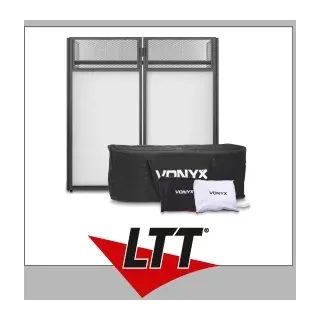 Vonyx DB4 Faltbares Pro DJ-Booth System Kompakt